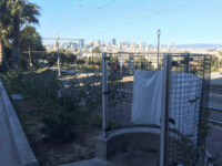 Dolores Park pissoir urinal (@rajbot / Twitter) Dolores Park pissoir urinal (@rajbot / Twitter)