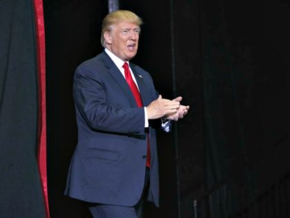 Trump Campaigns Michigan AP