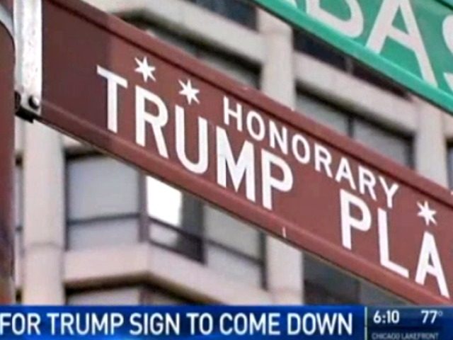 Trump Honororary Sign