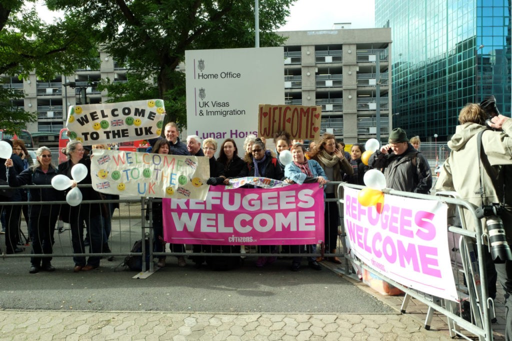 Calais refugee children arrive in Croydon