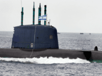 israeli submarine Israeli submarine 'Dolphin' sails along the Mediterranean Sea near the coastal city of Tel Aviv during special naval maneuvers ahead of Israel?s 60th independence anniversary on May 5, 2008. The 'Dolphin', a German-built submarine, is 56.4m long with a cruising range of 4500 nautical miles. It is armed with ten …