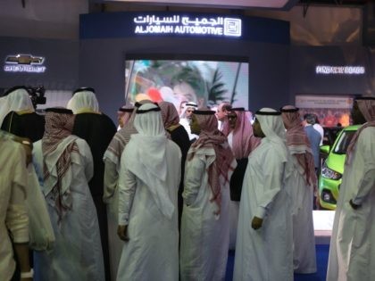 JEDDAH, SAUDI ARABIA- DECEMBER 10: Saudis visit the Saudi Arabia's 37th International Motor Show on December 13, 2015 in Jeddah, Saudi Arabia. (Photo by Jordan Pix/ Getty Images)