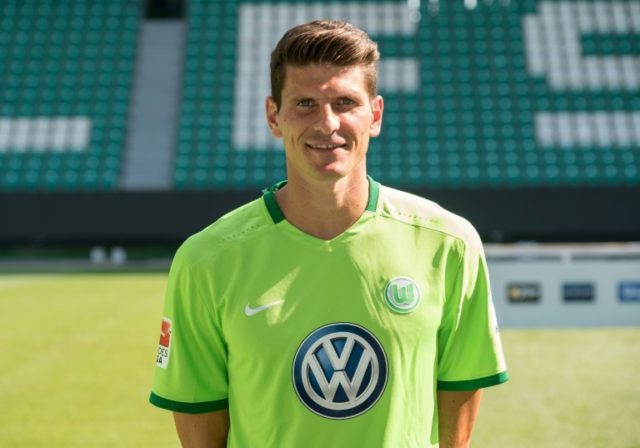 Wolfsburg's forward Mario Gomez, pictured in September 2016, has so far failed to score in