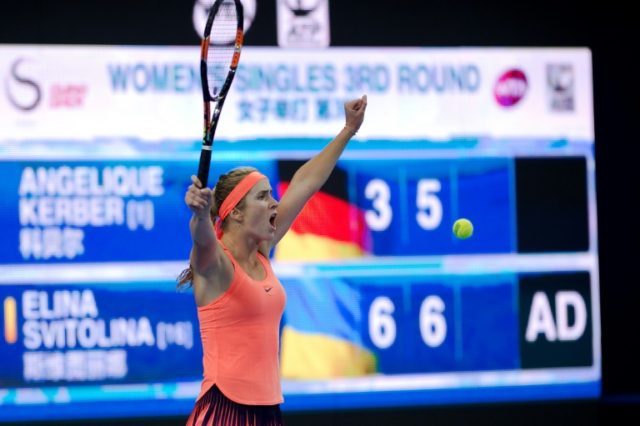 Nineteenth-ranked Elina Svitolina took just two sets to beat newly crowned number one Ange