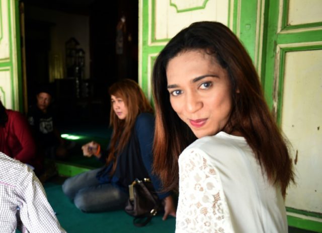 Participants take part in a study group at Indonesia's only Islamic transgender boarding s