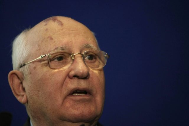 Former Soviet leader Mikhail Gorbachev is warning the world has reached a "dangerous point