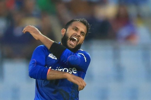 England's Adil Rashid took four wickets as the visitors restricted Bangladesh to 277-6 in