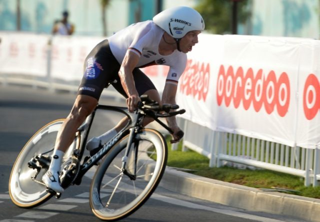 Germany's Tony Martin competes in the men's elite individual time trial event as part of t