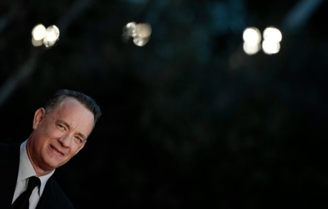 US Actor Tom Hanks, in Rome to receive a lifetime achievement award at the eternal city's