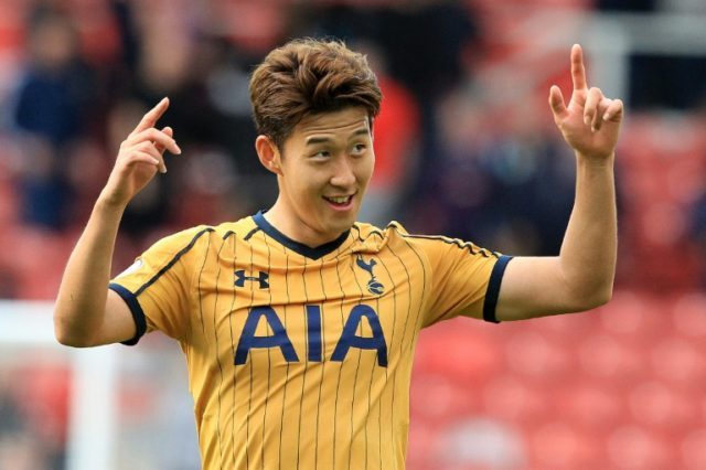 Tottenham Hotspur's South Korean striker Son Heung-Min scored four goals in the top flight
