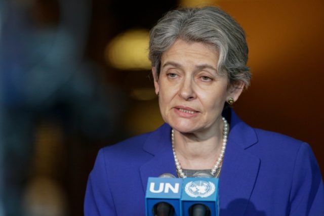 UNESCO chief Irina Bokova has distanced herself from the two resolutions on the occupied P