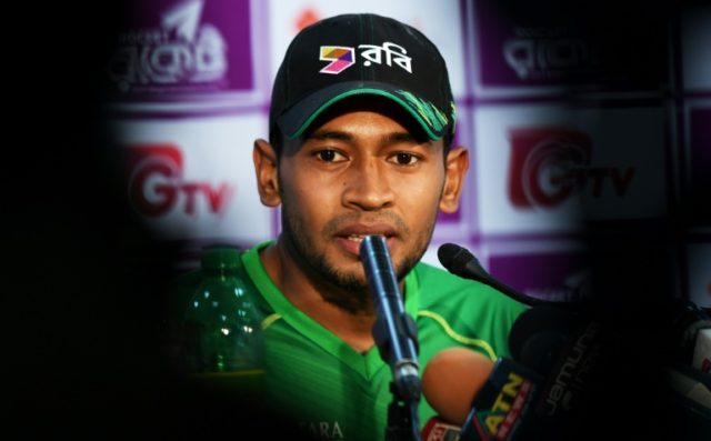 Mushfiqur Rahim gives a press conference at Zahur Ahmed Chowdhury Stadium in Chittagong on