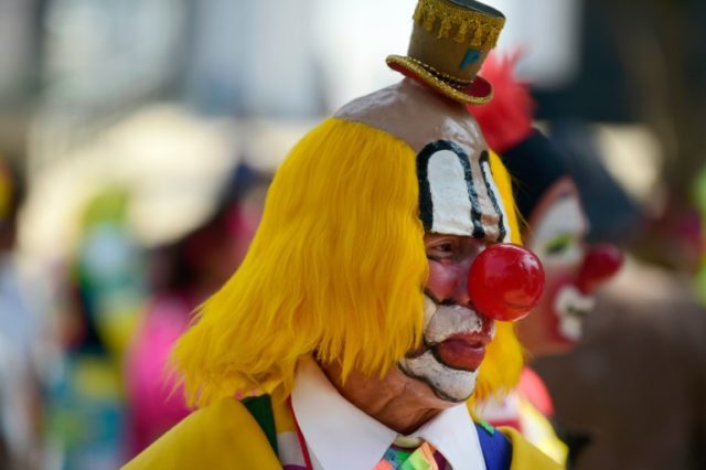 For those attending the 21st International Clown Convention in Mexico City the "creepy clo