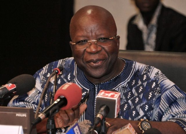 Burkina Faso's Interior Minister Simon Compaore says the government has thwarted a coup pl