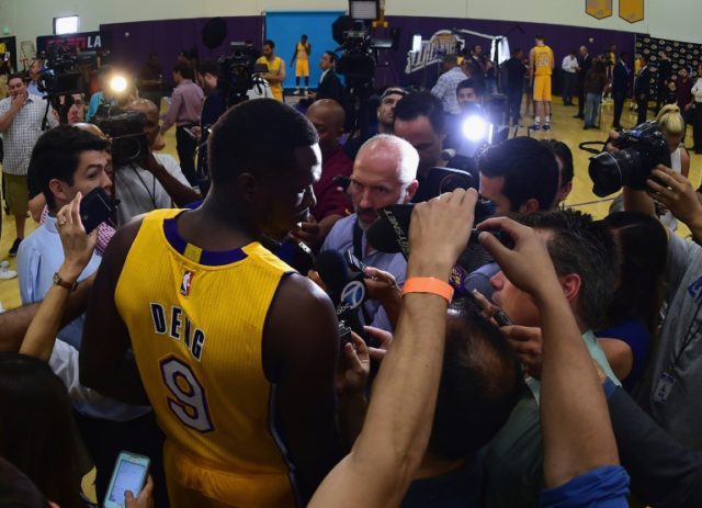 Luol Deng joined the Los Angeles Lakers on a four-year $72 million deal in July