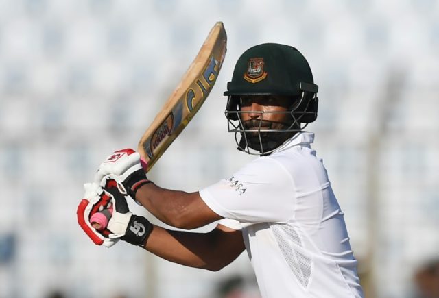 Bangladesh's Tamim Iqbal scored 78 against England on the second day of the first Test in