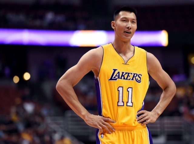 Los Angeles Lakers forward-center Yi Jianlian had averaged three points and 2.5 rebounds p