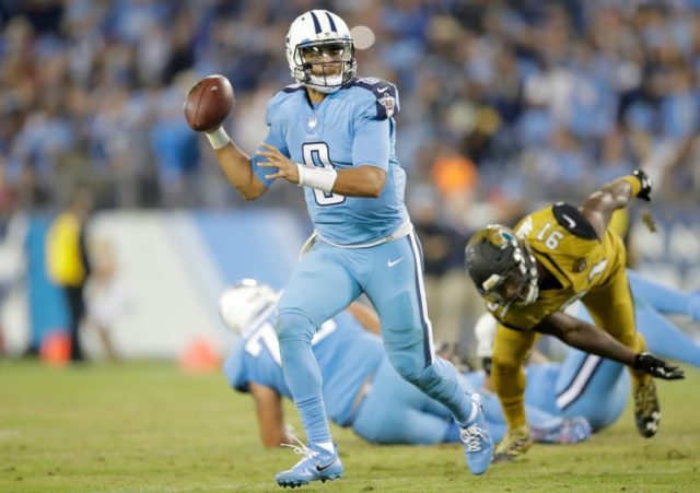 Marcus Mariota completed 18 of 22 passes and no interceptions as the Titans outgained the