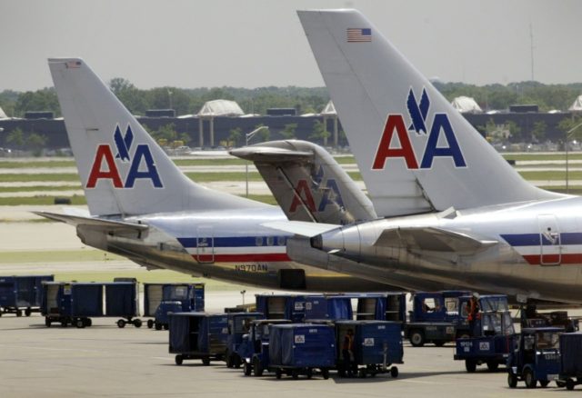 Several people were injured when an American Airlines plane caught fire while trying to ta