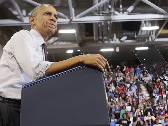 President Barack Obama speaks at Fayetteville State University Friday, Nov. 4, 2016 in Fay