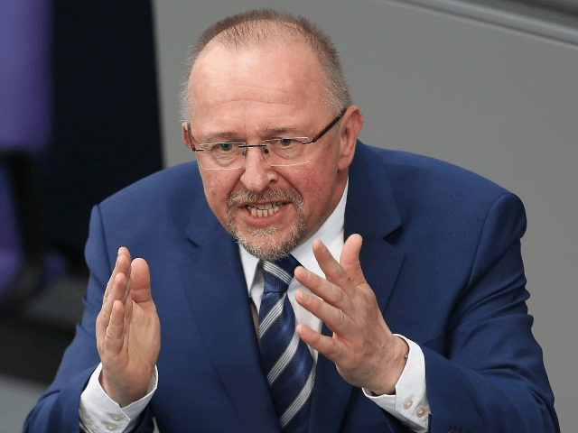 Axel Schaefer, deputy chairman of the Social Democrats (SPD) parliamentary group, speaks during a meeting of the Bundestag, the German federal parliament, on June 4, 2014 in Berlin, Germany.