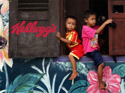 Child Labor Kellogg's (Photoshop of Getty original)