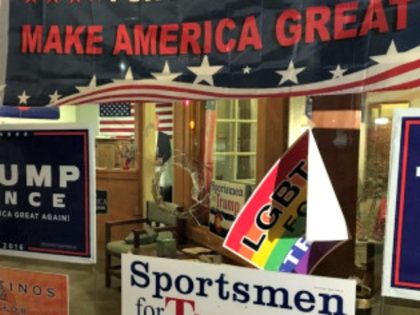 Denver office rock window