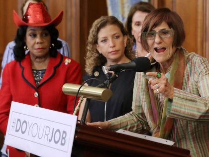 WASHINGTON, DC - SEPTEMBER 07: (L-R) Rep. Frederica Wilson (D-FL), Democratic National Com