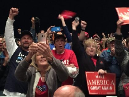 Fans at Trump Rally Sterling Heights Michigan Rally (Joel Pollak / Breitbart News)