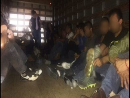 Illegal Immigrants in Cargo Trailer
