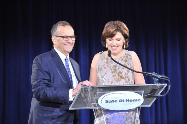 Joe Torre presents at his 11/10/2016 Safe at Home Gala in New York City. The Safe at Home