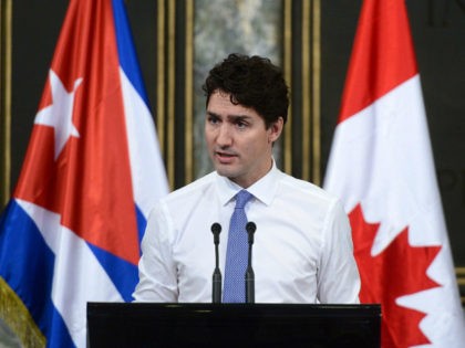 Prime Minister Justin Trudeau takes part in a question and answer session with students at
