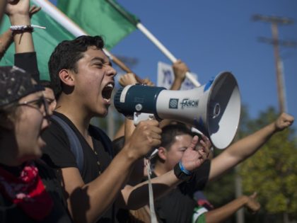 Los Angeles Student Anti-Trump protest (David McNew / Getty)