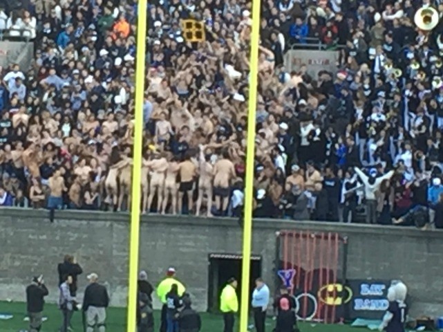 Yale naked fans