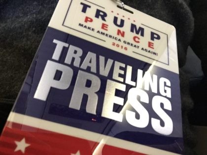 Press Trump (Joel Pollak / Breitbart News)