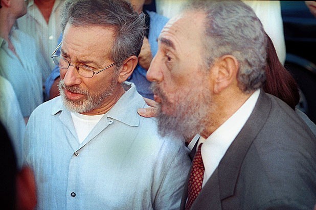 Steven-Spielberg-and-Fidel-Castro-getty