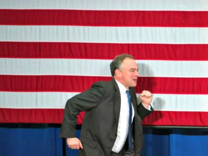 Tim Kaine Running