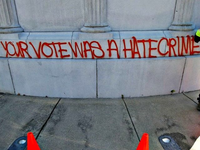 Trump Graffiti AP