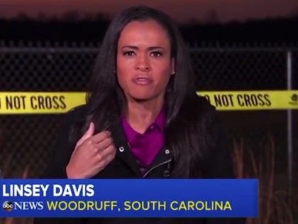 ABC News' Linsey Davis on “Good Morning America” from Woodruff, …