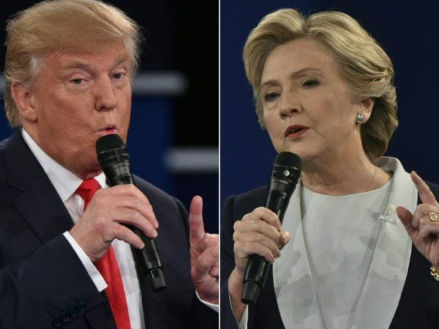 US presidential candidates Donald Trump and Hillary Clinton
