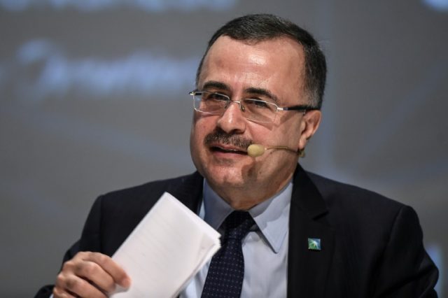 "The gap between supply and demand is closing," said Saudi Aramco head Amin Nasser, seen O