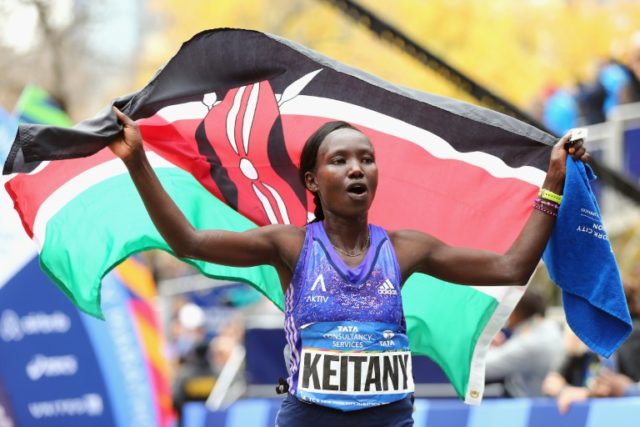 Mary Keitany of Kenya, pictured in 2015, has the longest New York City Marathon women's wi