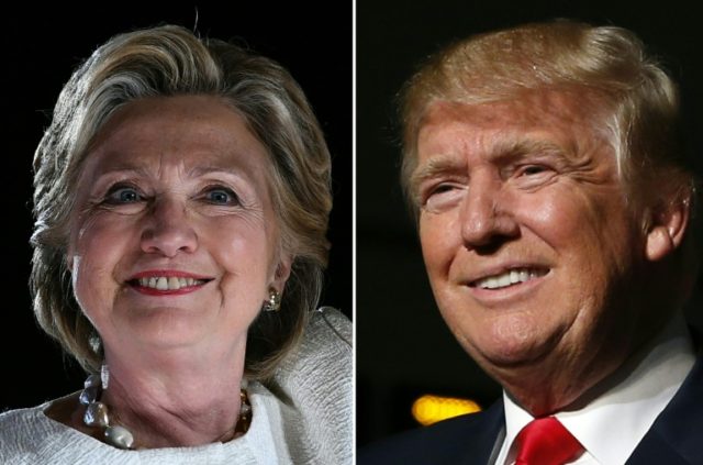 As US Republican presidential candidate Donald Trump and Democrat Hillary Clinton wrap up