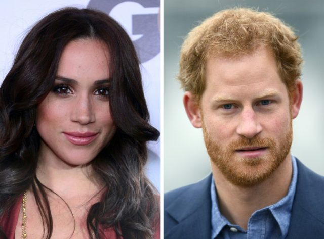 US actress Meghan Markle and Britain's Prince Harry