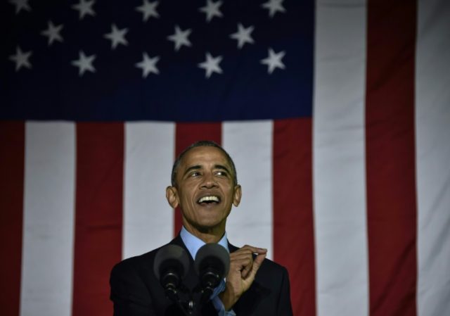 US President Barack Obama campaigned for Democratic nominee Hillary Clinton during the las