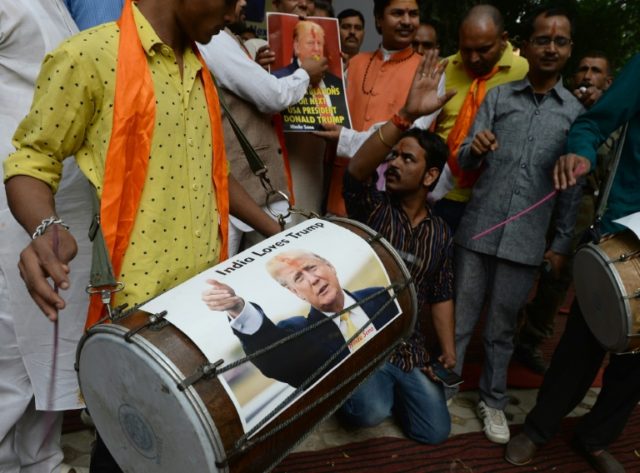 Donald Trump's rhetoric towards Muslims has chimed with members of India's right-wing Hind