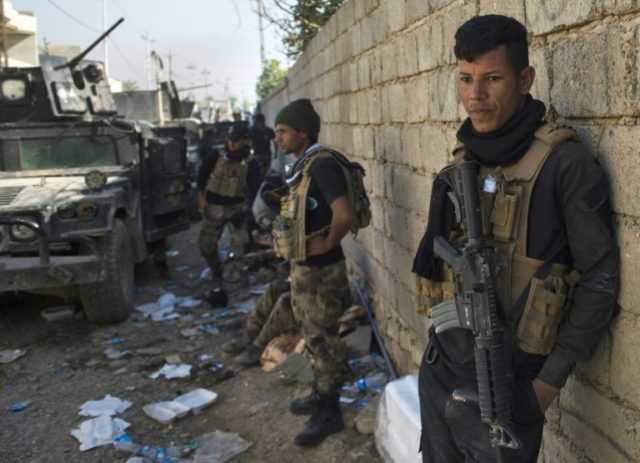 Iraqi Counter-Terrorism Service (CTS) special forces have pushed Islamic State group jihad