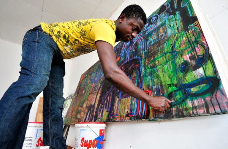 Ivorian artist draws on roots in 'Mogo Dynasty' show - Breitbart