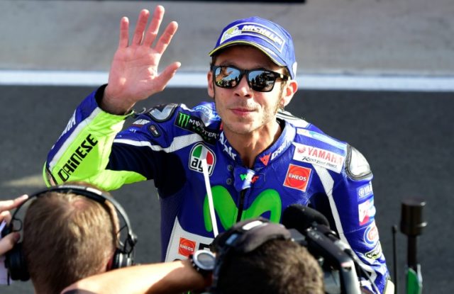 Valentino Rossi, seen November 11, 2016, said he offers his "full apologies" to a fan who