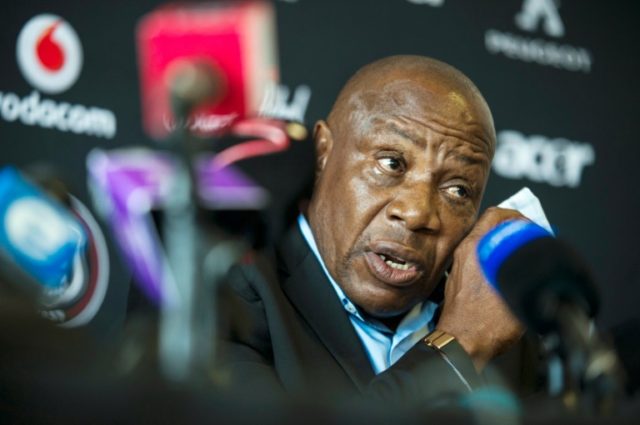 South African head football coach Ephraim Shakes Mashaba was suspended for insulting a nat